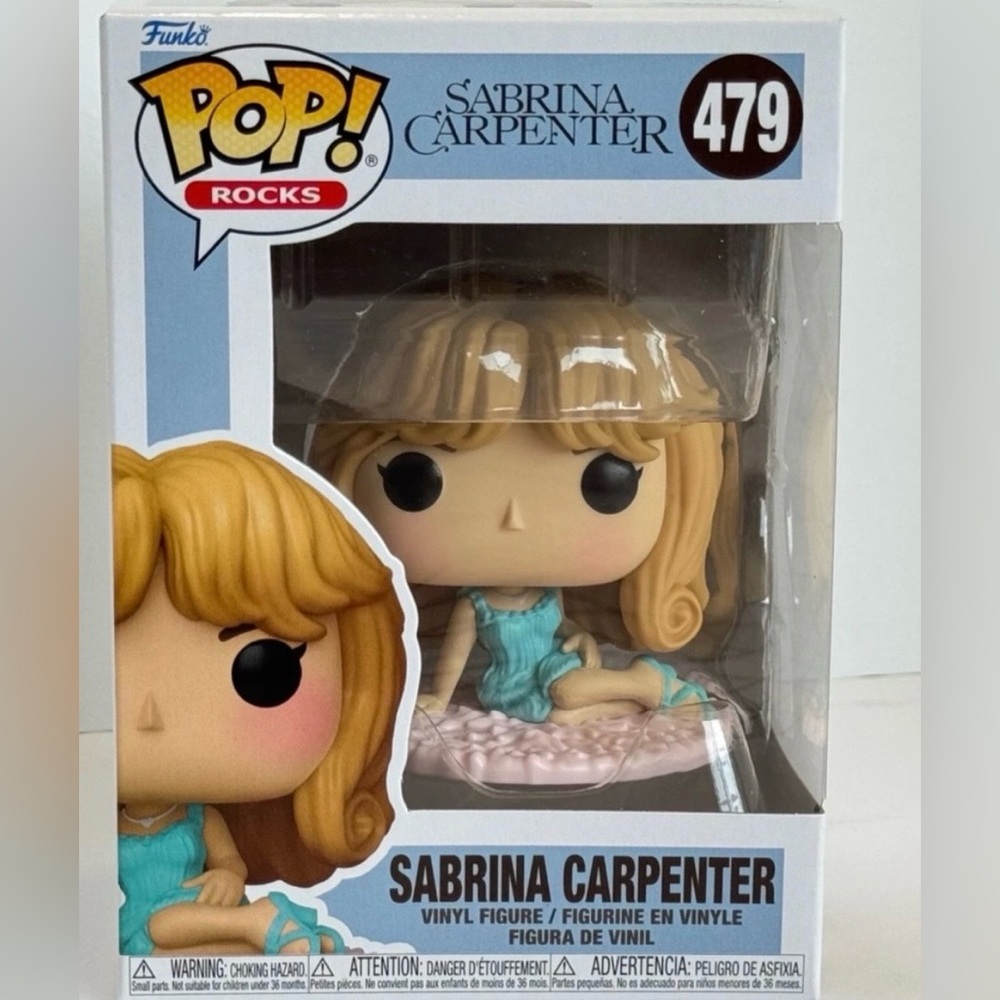 Sabrina Carpenter Vinyl Music Funko Pop #479 NWT